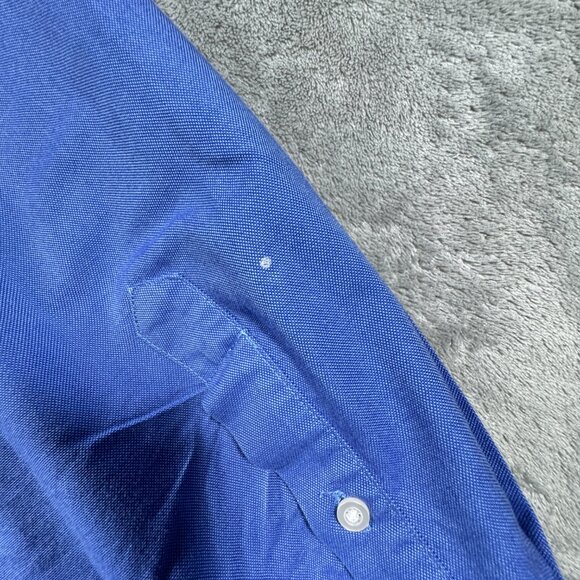 Devon & Jones Blue Noble Pima Oxford Button Down Shirt Men’s 4XL - Picture 9 of 9